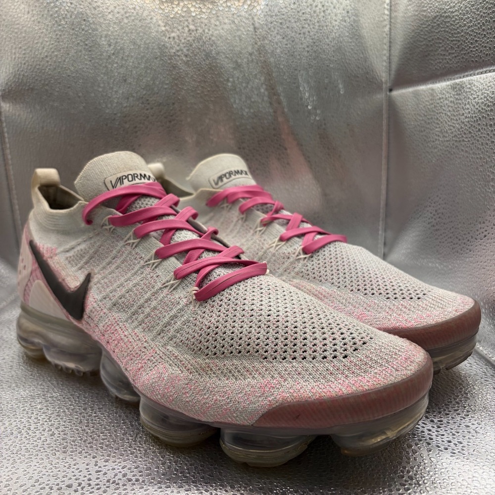Size 12.5 Nike Air VaporMax Flyknit 2‎ Hydrogen Pink Mens Shoes 942842-102